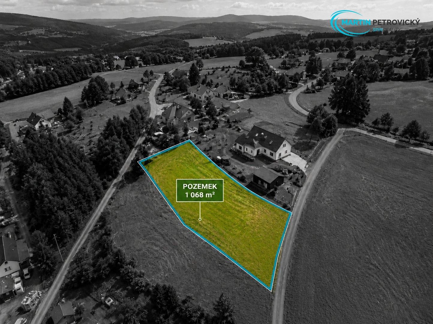 Pozemky pro bydlení, Hrubá Horka, Železný Brod, 1 068 m² - 2