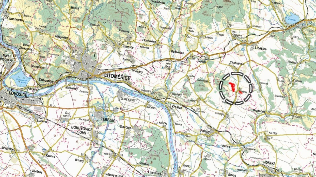 Prodej zemědělský pozemek - Chotiněves Jištěrpy - 5
