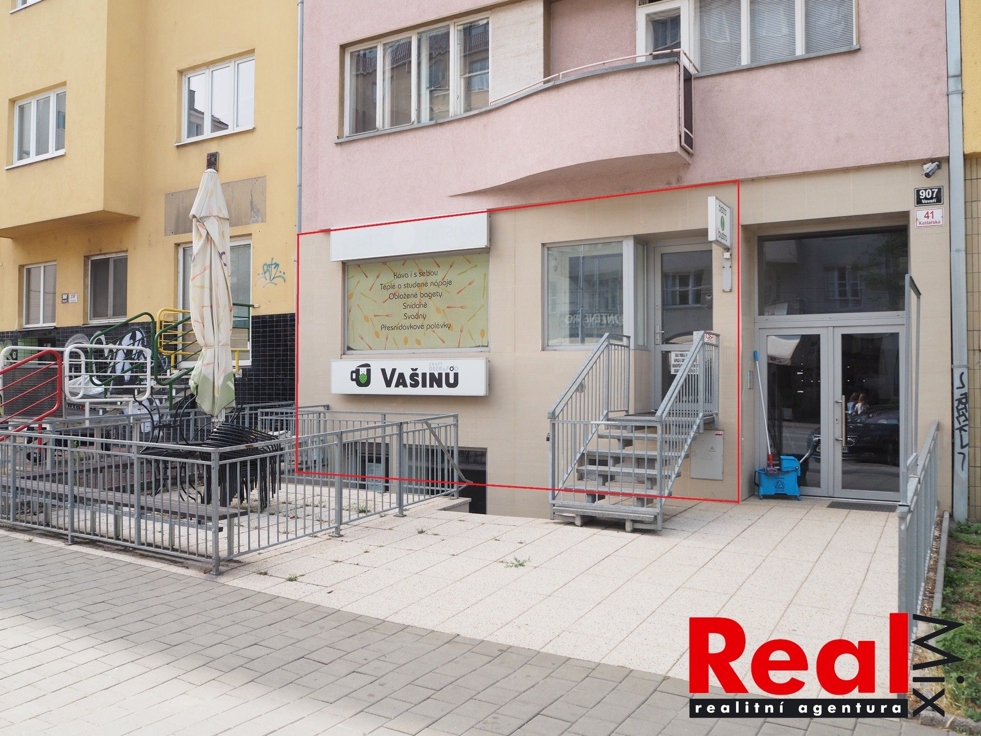 Restaurace, Kotlářská 907, Brno, 36 m²