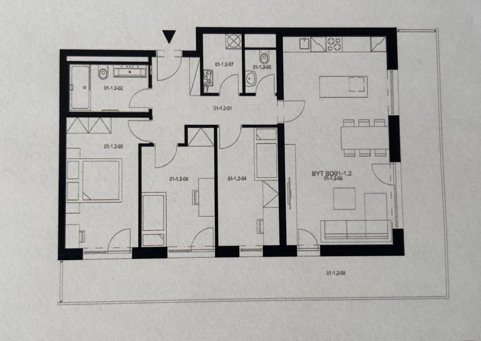 4+kk, U Engerthu, Kladno, 91 m²