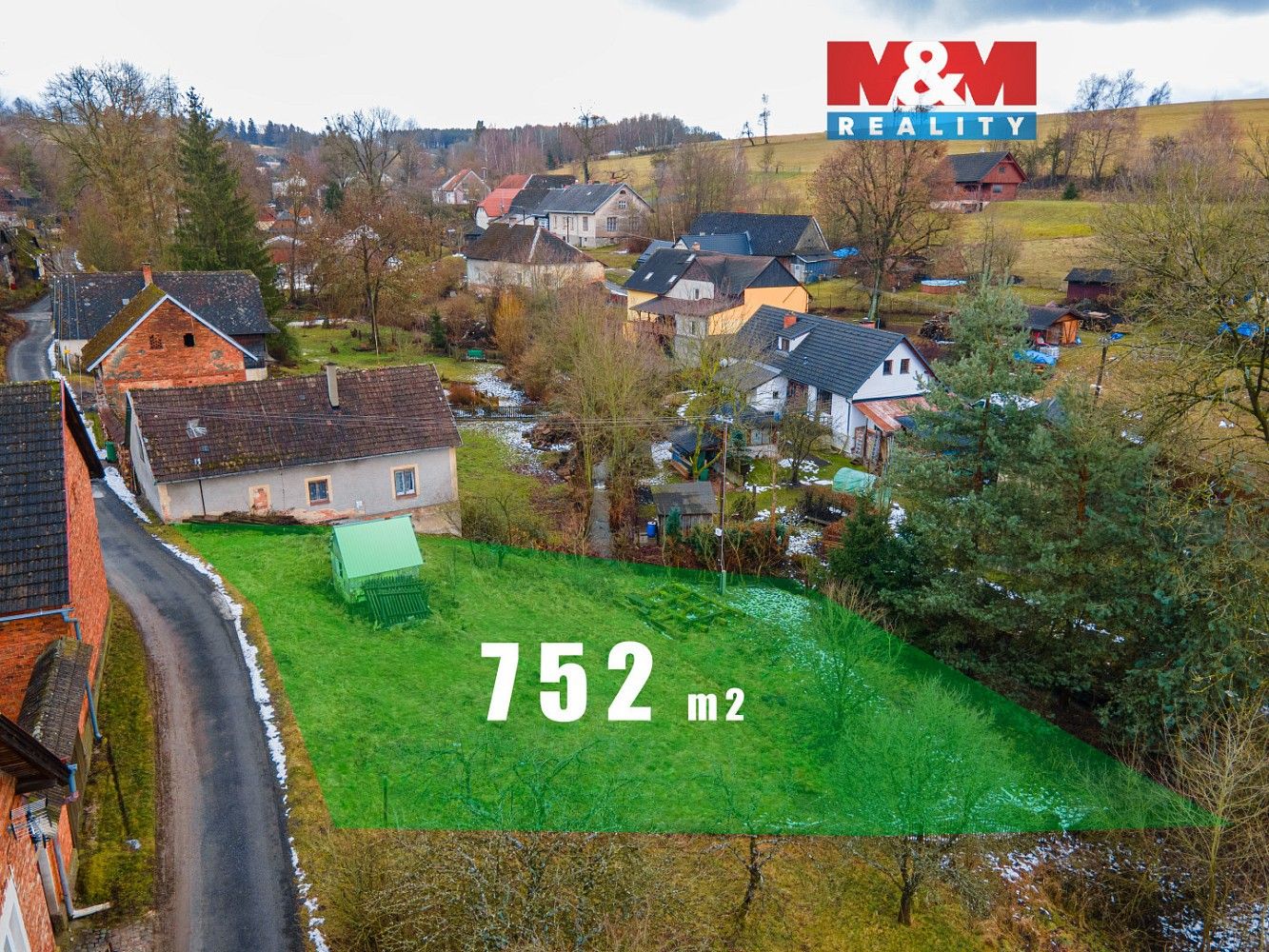Pozemek pro bydlení, 752 m²