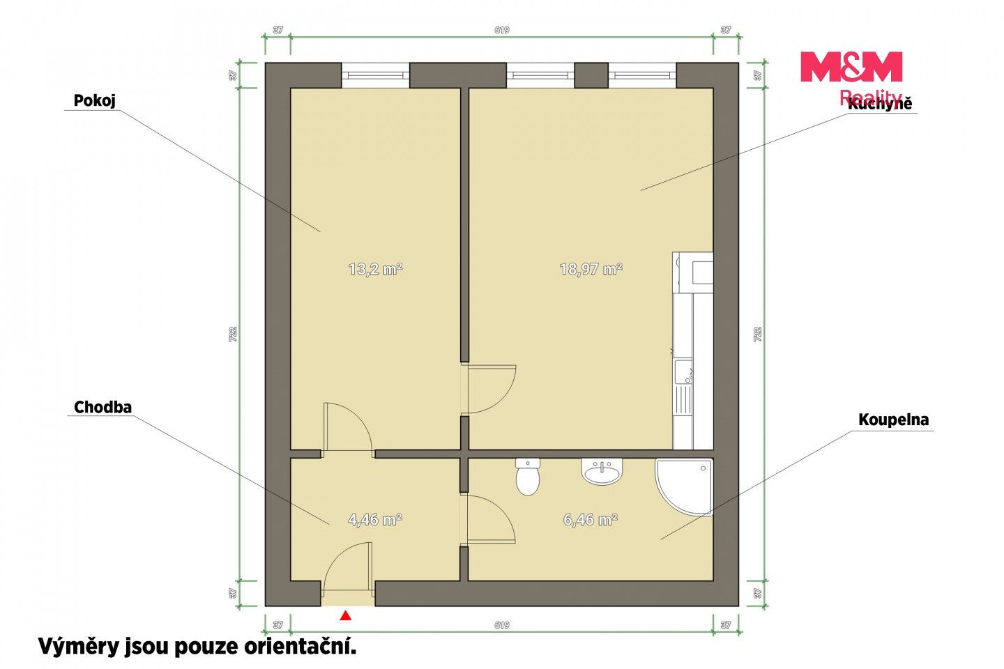 Obchodní prostory, Koperníkova, Plzeň, 46 m² - 2