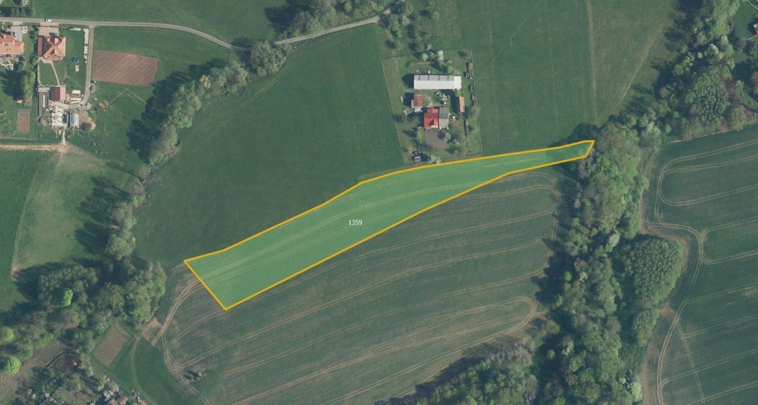 Zemědělské pozemky, Střítež