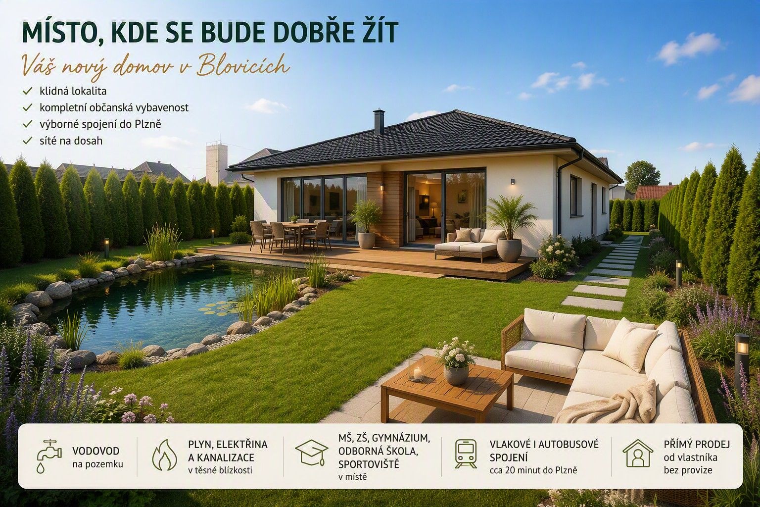 Pozemky pro bydlení, Blovice - Blovice, Plzeňský kraj
