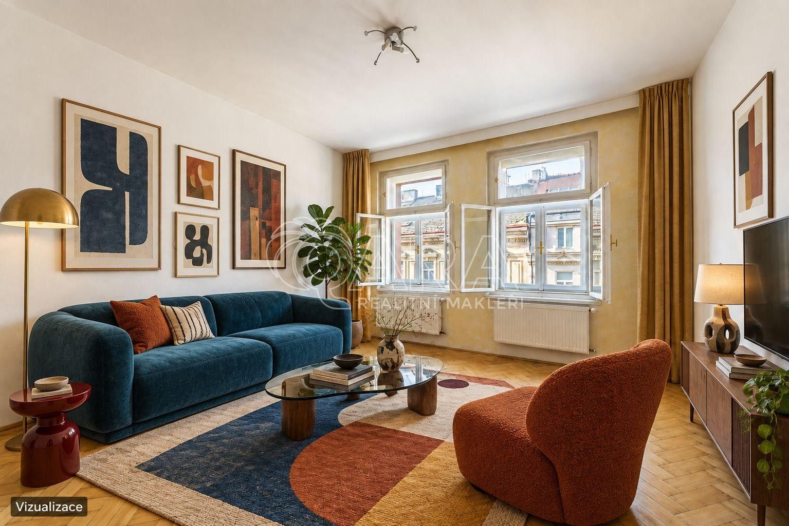 4+1, Nitranská , Praha Vinohrady, 120 m² - 1