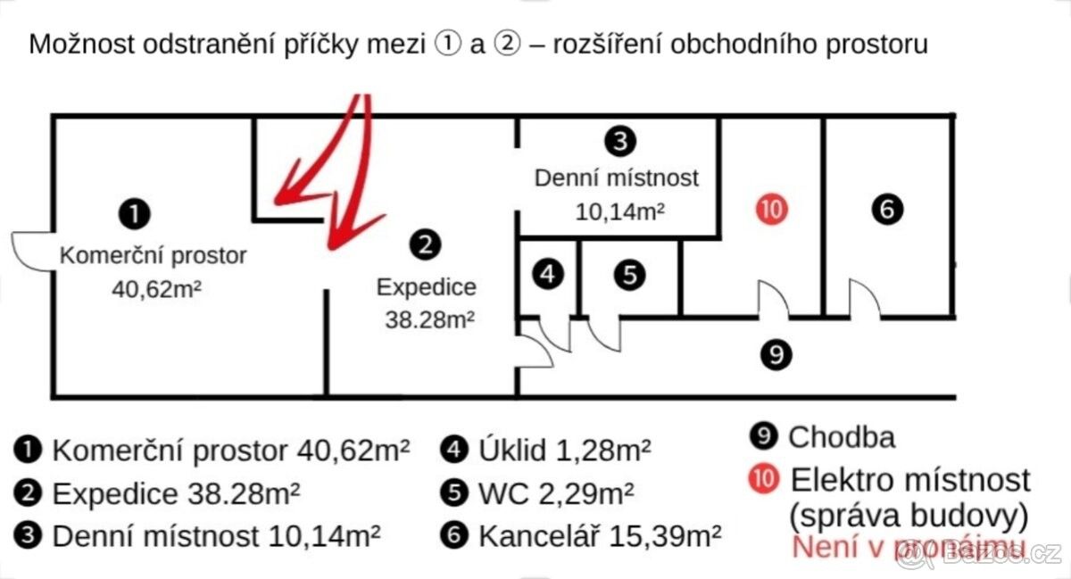 Obchodní prostory, Praha, 148 00