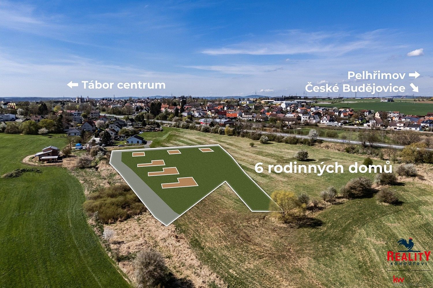 Pozemky pro bydlení, Tábor - Měšice, Jihočeský kraj - 1