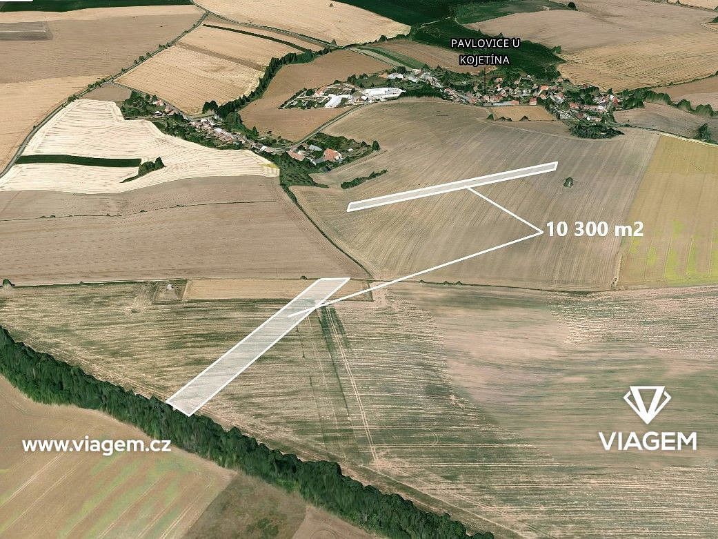 Zemědělské pozemky, Pavlovice u Kojetína, okres Prostějov, Olomoucký kraj