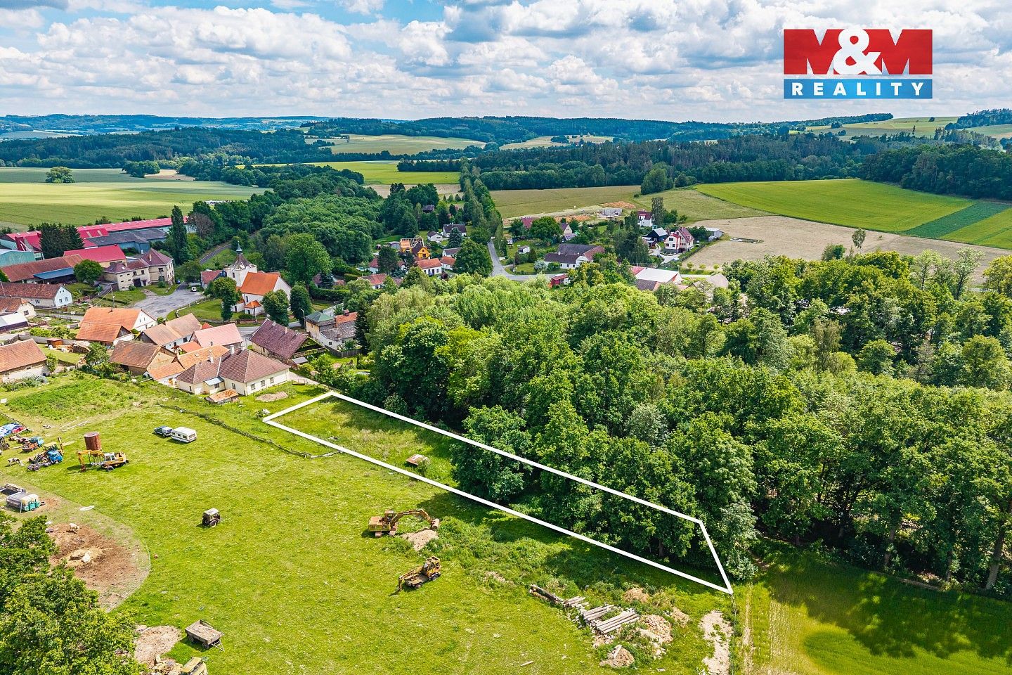 Prodej pozemek pro bydlení - Nová Ves u Mladé Vožice, okres Tábor, Jihočeský kraj - 5