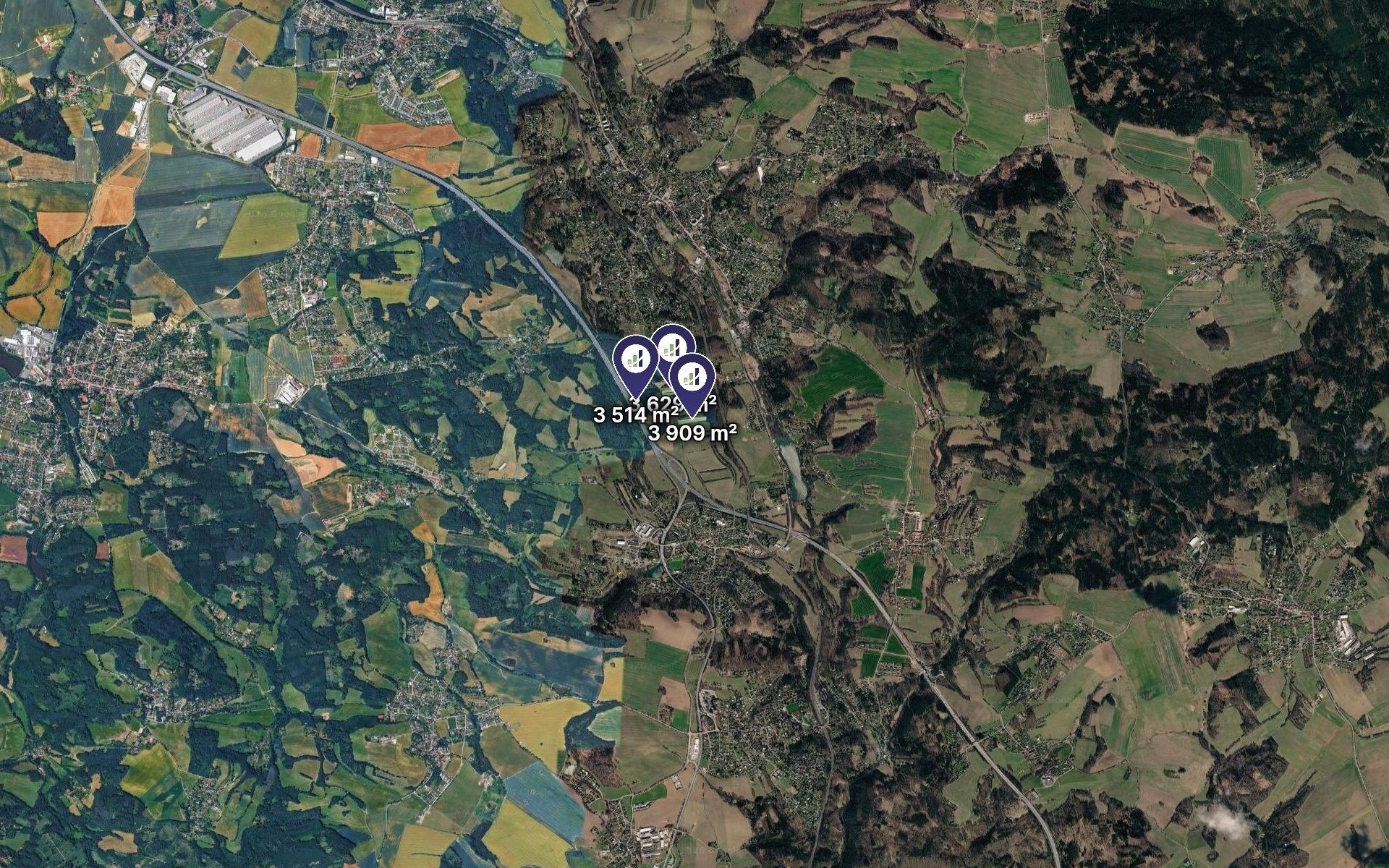 Zemědělské pozemky, Mirošovice, 11 052 m² - 2