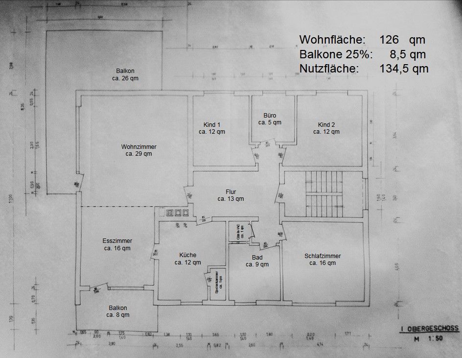 4+kk, Frankfurt Nieder-Eschbach Hessen 60437, 135 m² - 1