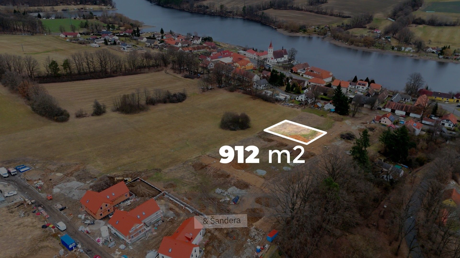 Pozemky pro bydlení, Hluboká nad Vltavou, 912 m²