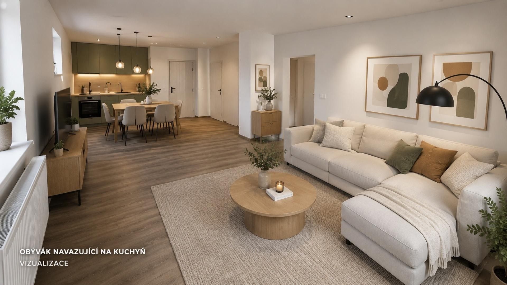 3+kk, Děkanská, Rudolfov, 79 m² - 1