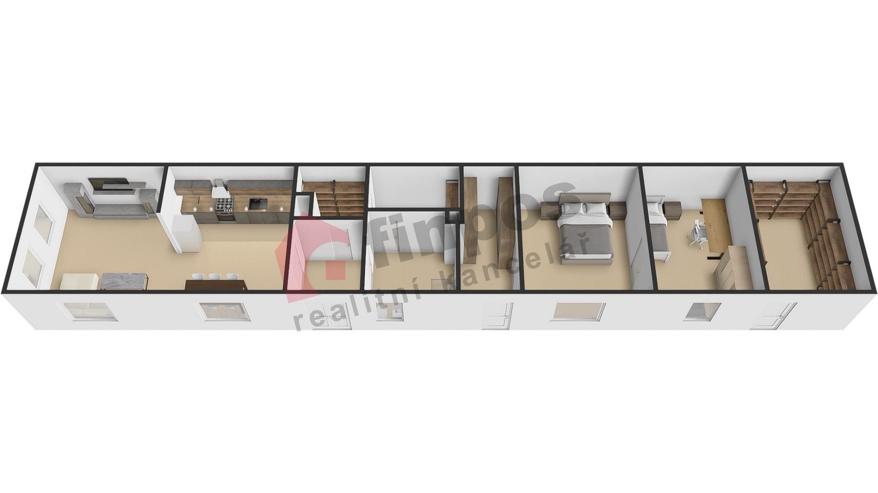 Prodej rodinný dům - Žiželice - Končice, okres Kolín, 100 m² - 5