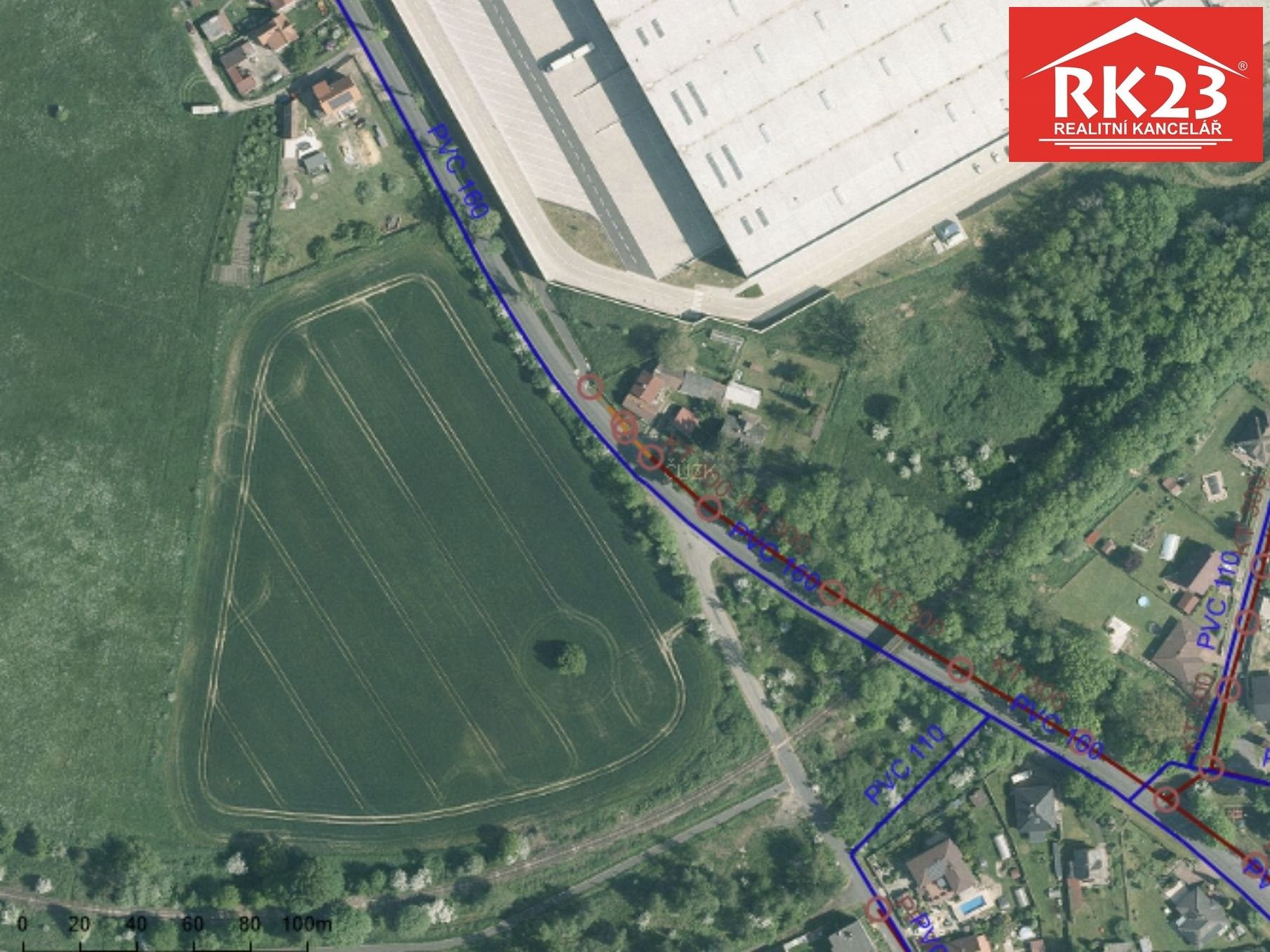 Prodej komerční pozemek - Podhradská, Cheb, 2 385 m²