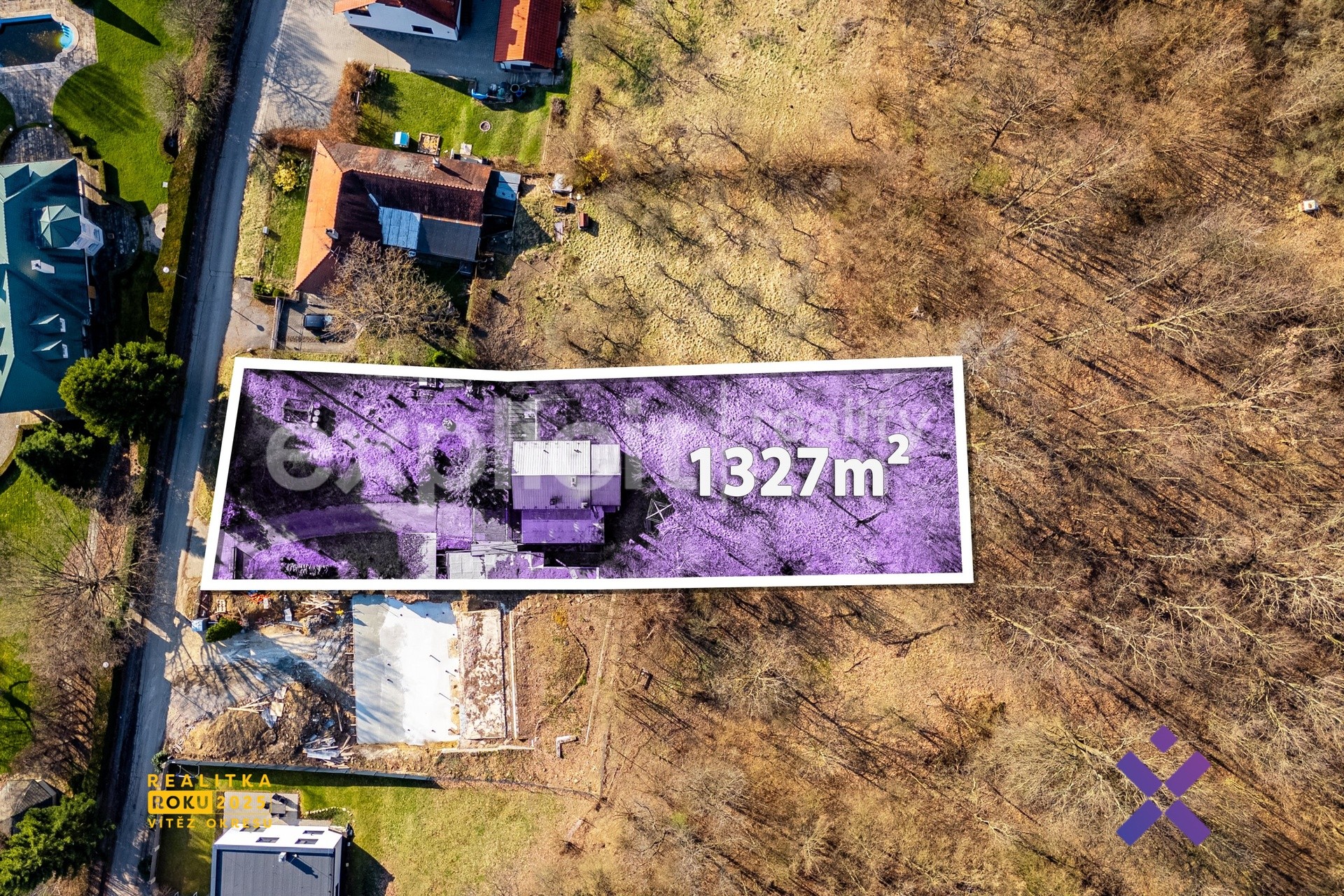Pozemky pro bydlení, Žabárna, Zlín, 1 327 m² - 2