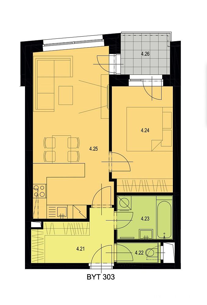 Byt 2+kk · 56 m² · Prostějov, Olomoucký kraj - 4