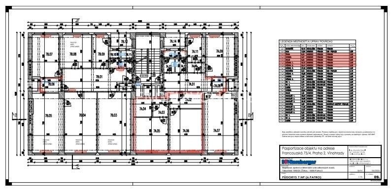 Pronájem kancelář - Francouzská 75, Praha Vinohrady, 55 m² - 5