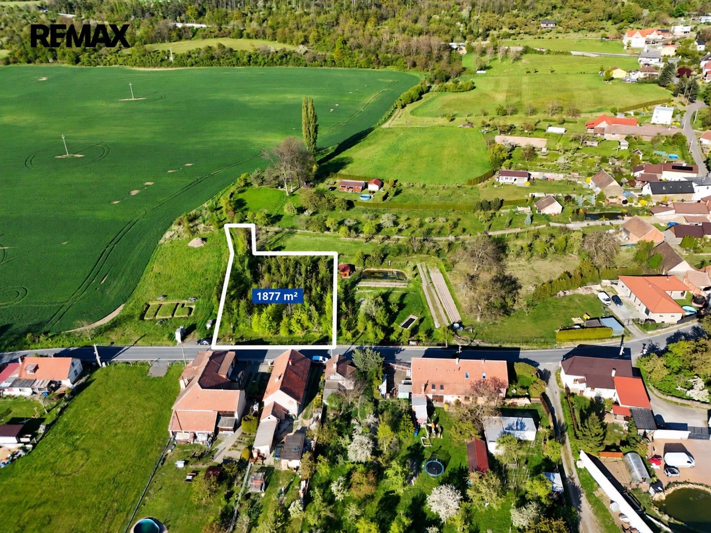 Prodej pozemek pro bydlení - Podhořany u Ronova, 1 877 m² - 2