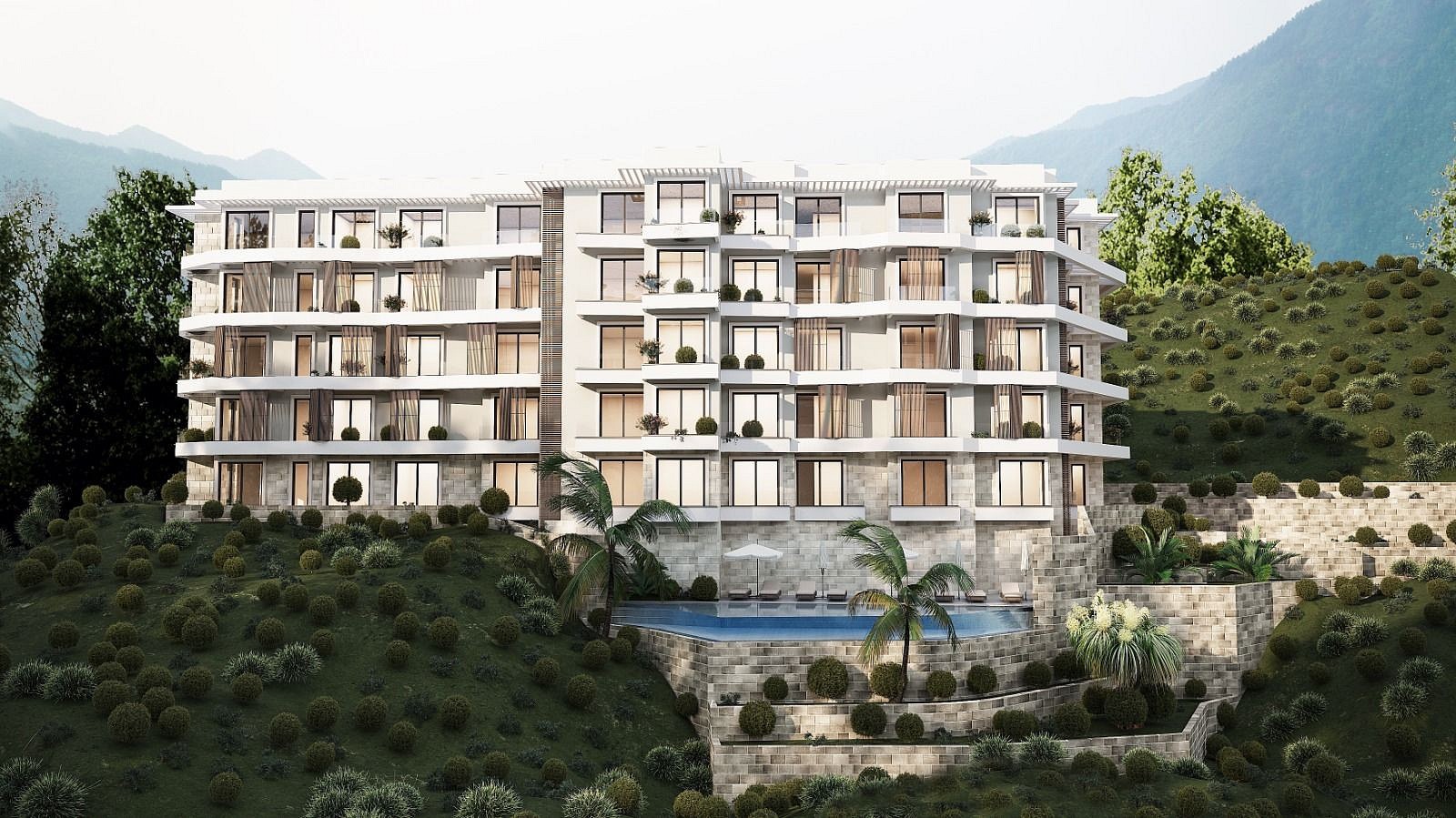 Byt 2+kk · 52 m² · Bečiči, Budva, Černá Hora - 4
