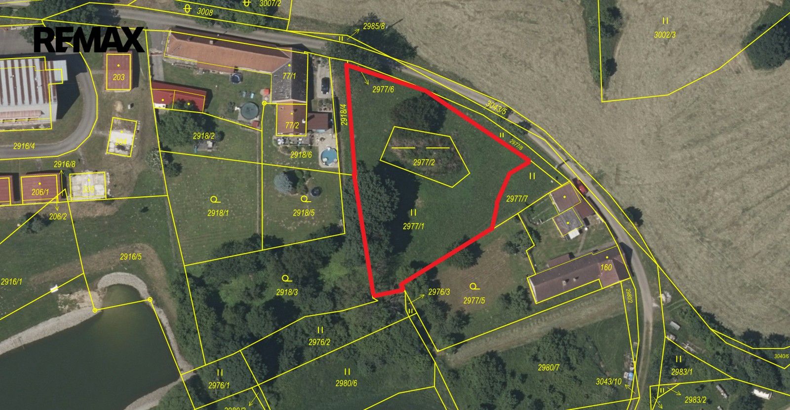 Pozemek pro bydlení · 1 696 m² · Vlkov - 3