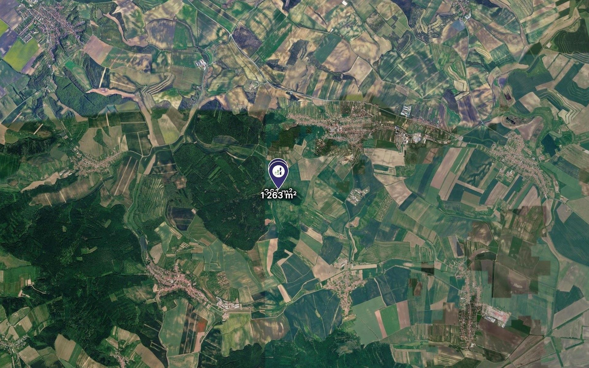 Zahrady, Klobouky u Brna, 1 624 m² - 2