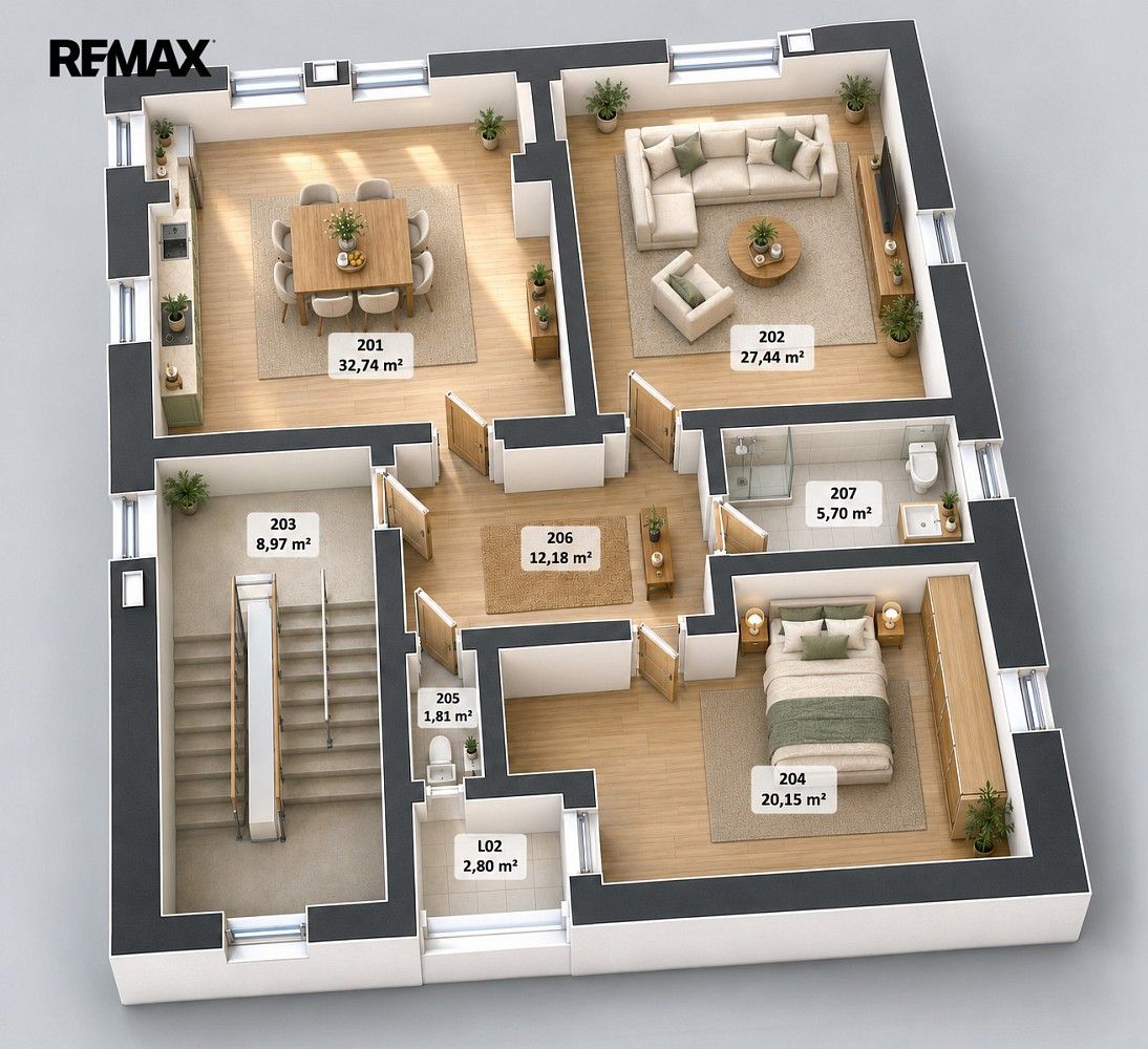 Prodej byt 3+kk - K Loděnici, Ústí nad Labem - Střekov, 105 m² - 5