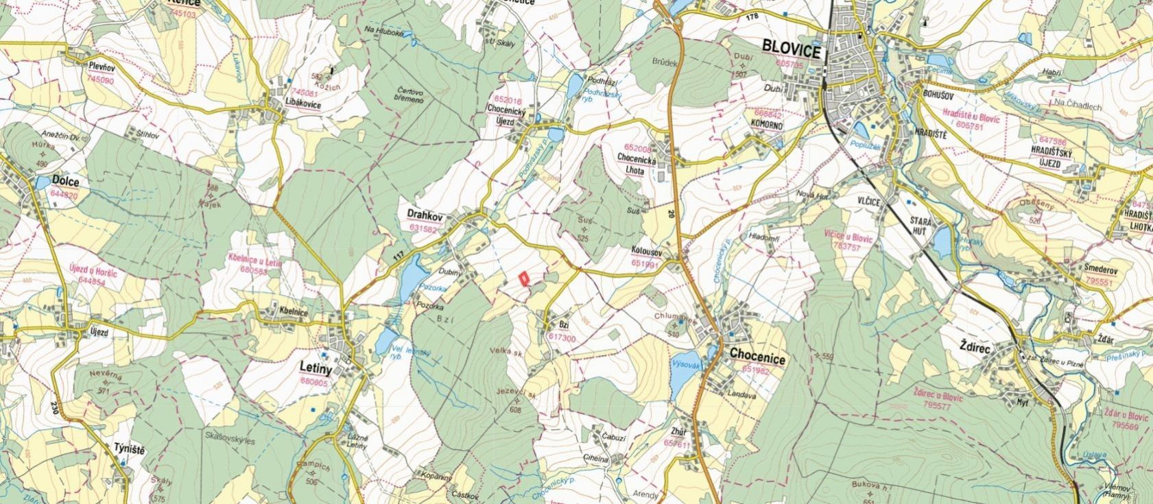 Zemědělské pozemky, Drahkov - 2
