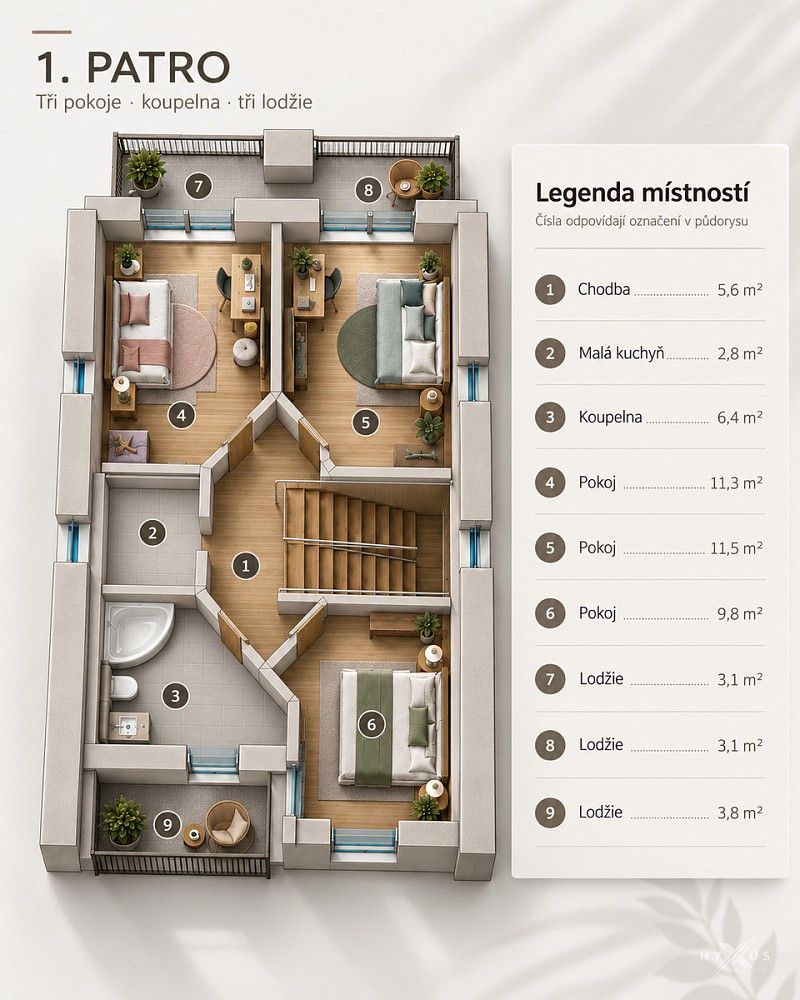 Prodej rodinný dům - Vltavská, Říčany, okres Praha-východ, 111 m² - 5