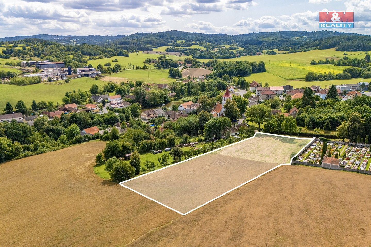 Pozemky pro bydlení, Nechvalice, okres Příbram, Středočeský kraj - 2