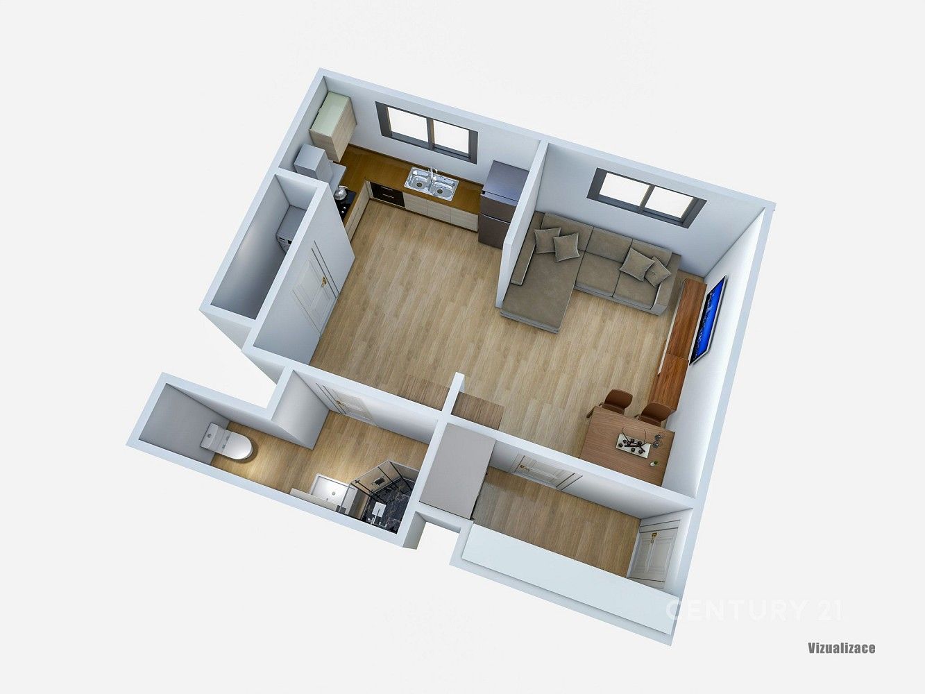 Byt 1+1 · 42 m² · Nádražní, Vyškov - Vyškov-Město - 4