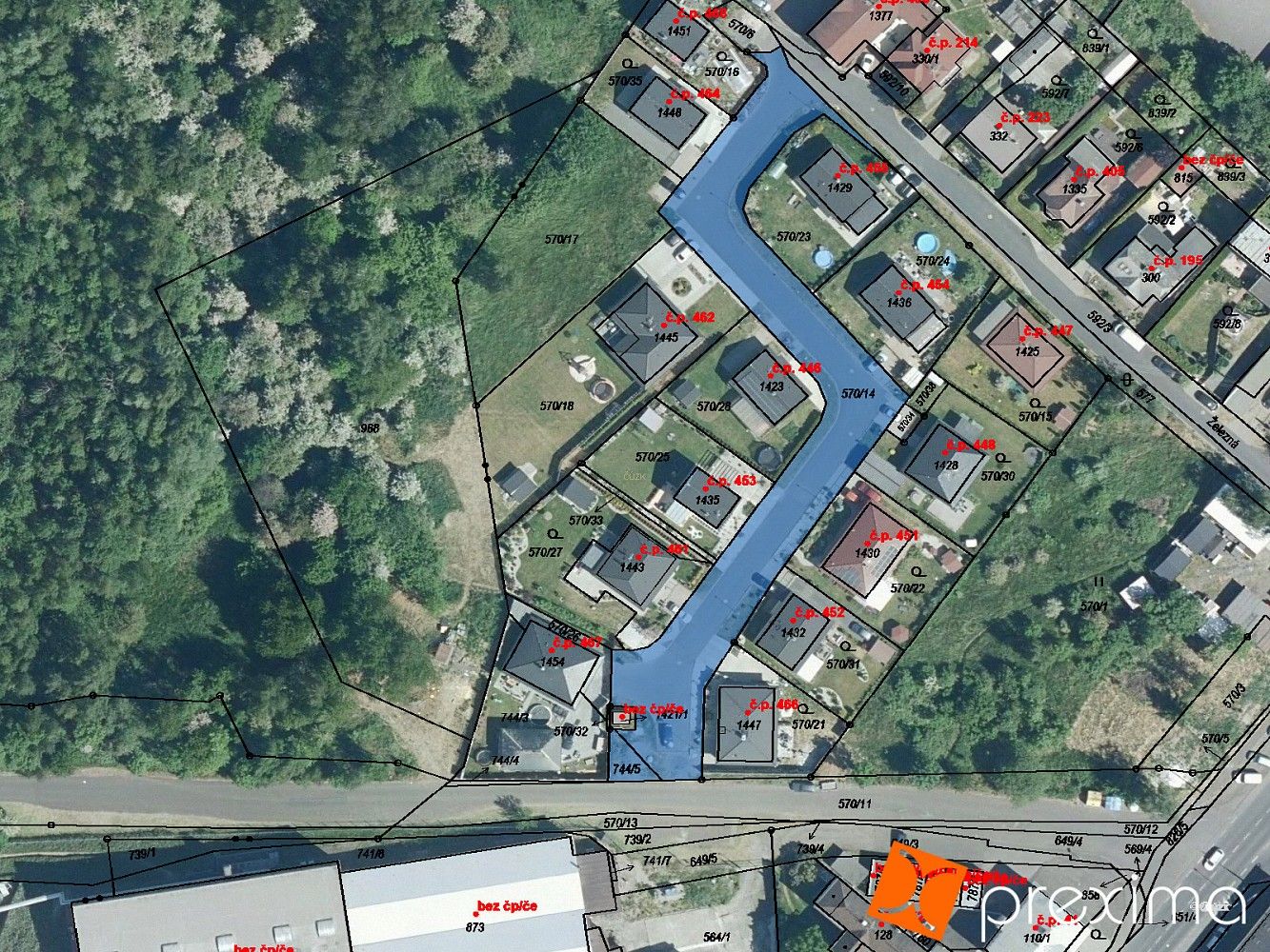 Pozemek, 1 742 m²