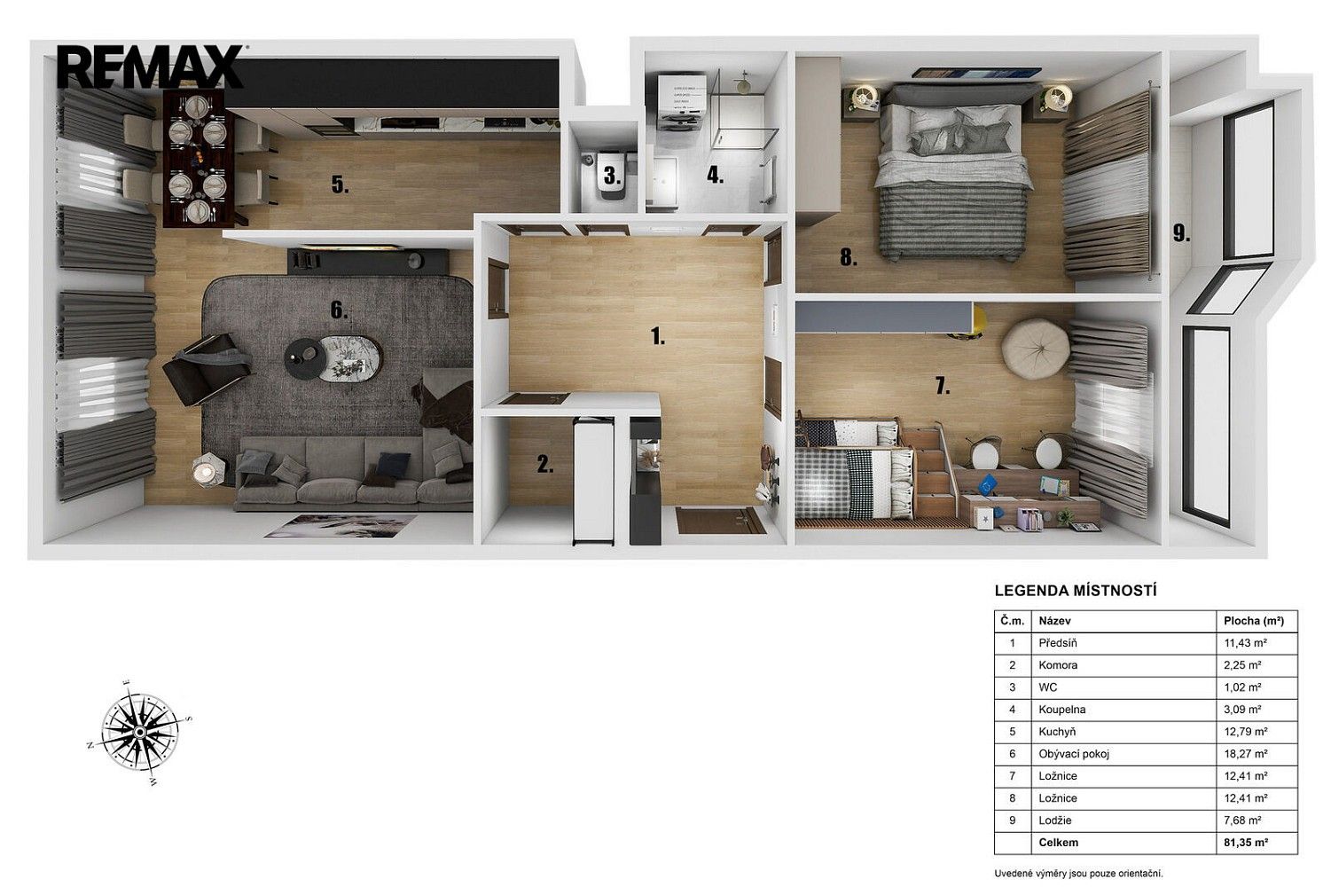 3+kk, Jana Růžičky, Praha 4 - Kunratice, 75 m² - 2