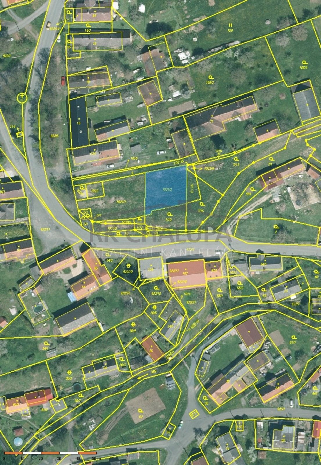 Pozemky pro bydlení, Číčov, Spálené Poříčí, 723 m²