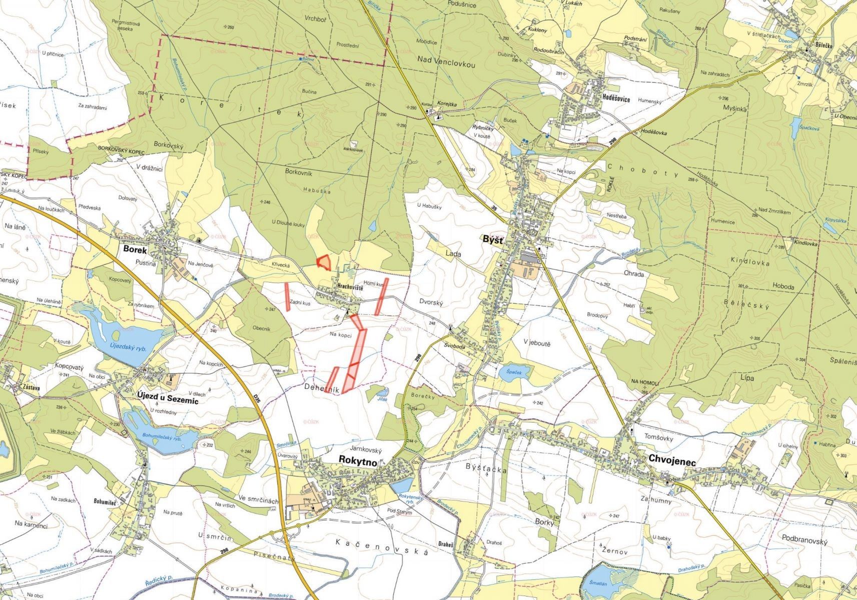 Prodej zemědělský pozemek - Hrachoviště, Býšť