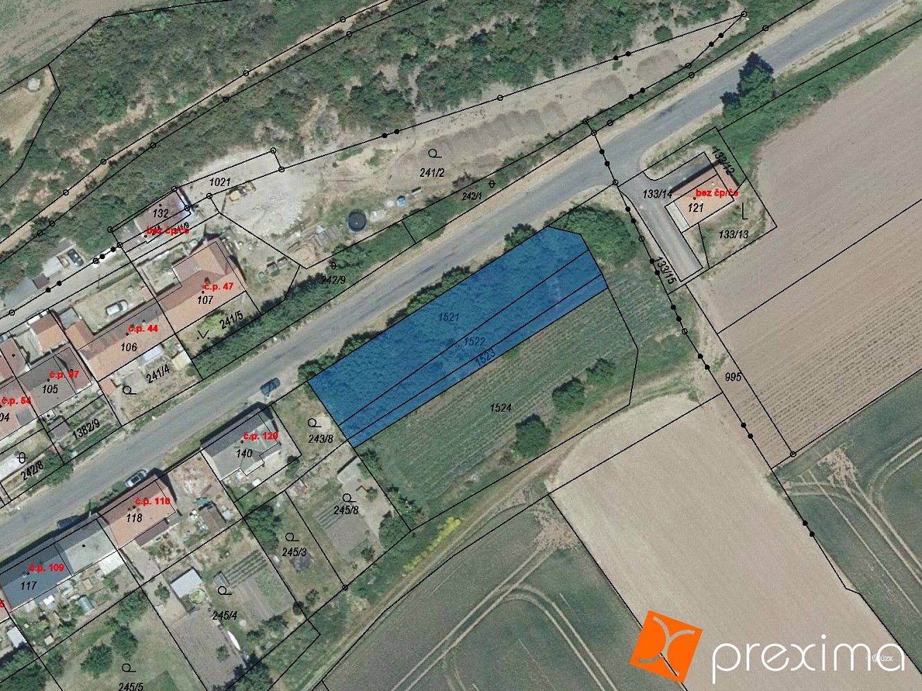 Pozemek pro bydlení, 631 m²