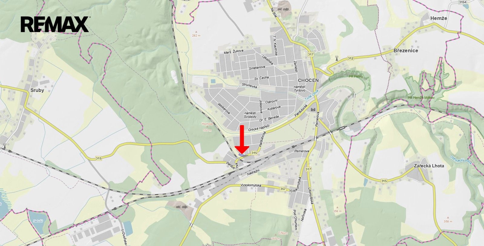Pozemek pro bydlení · 2 418 m² · Choceň - 4