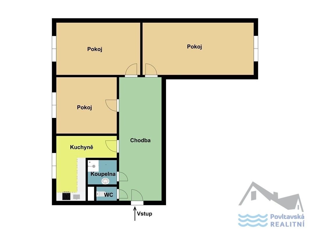 Byt 3+1 · 84 m² · Na Blatech 718, Pacov - 4