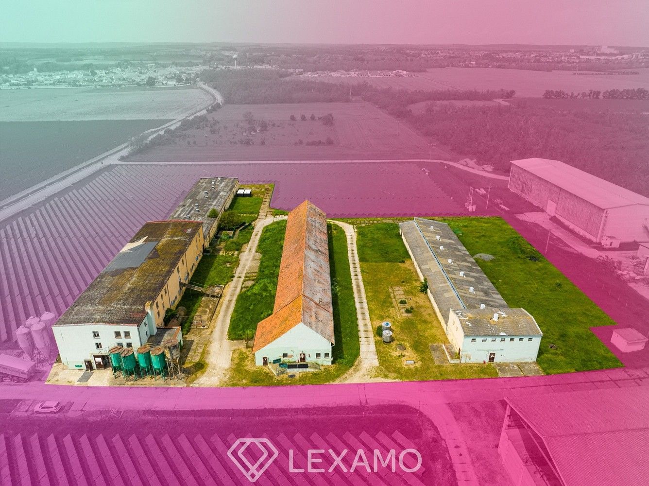 Zemědělské objekty, Krhovice, okres Znojmo, Jihomoravský kraj, 4 280 m² - 2