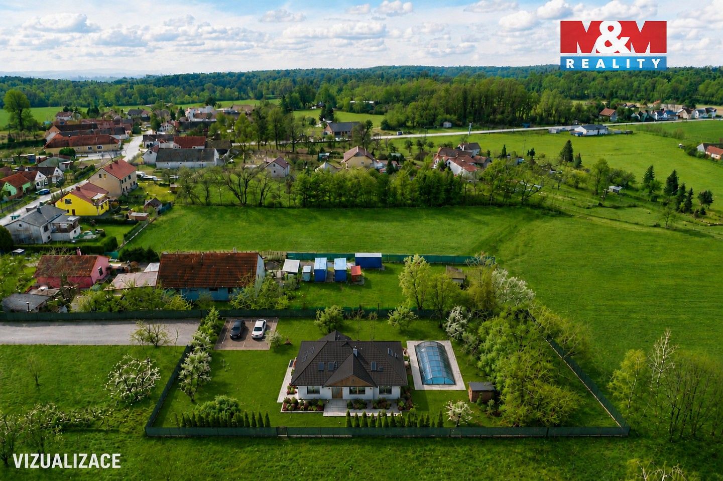 Pozemky pro bydlení, Borovany - Trocnov, okres České Budějovice, Jihočeský kraj - 2