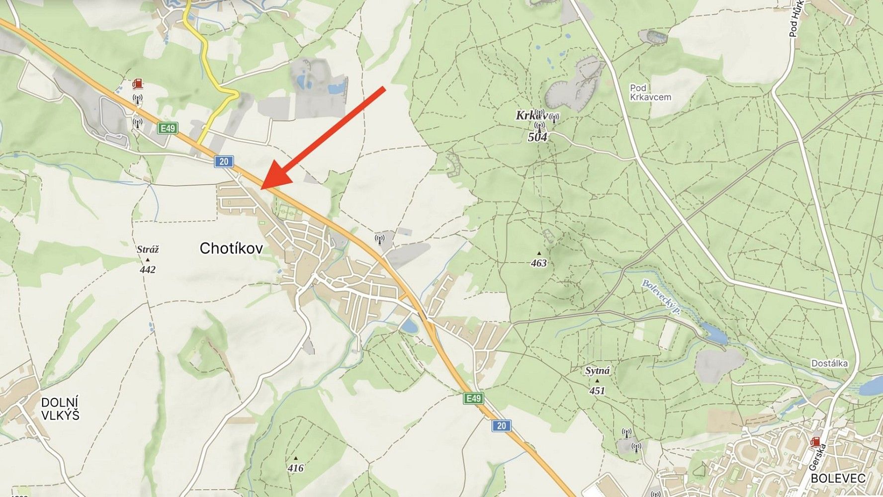 Prodej pozemek pro bydlení - Chotíkov, okres Plzeň-sever, Plzeňský kraj - 2