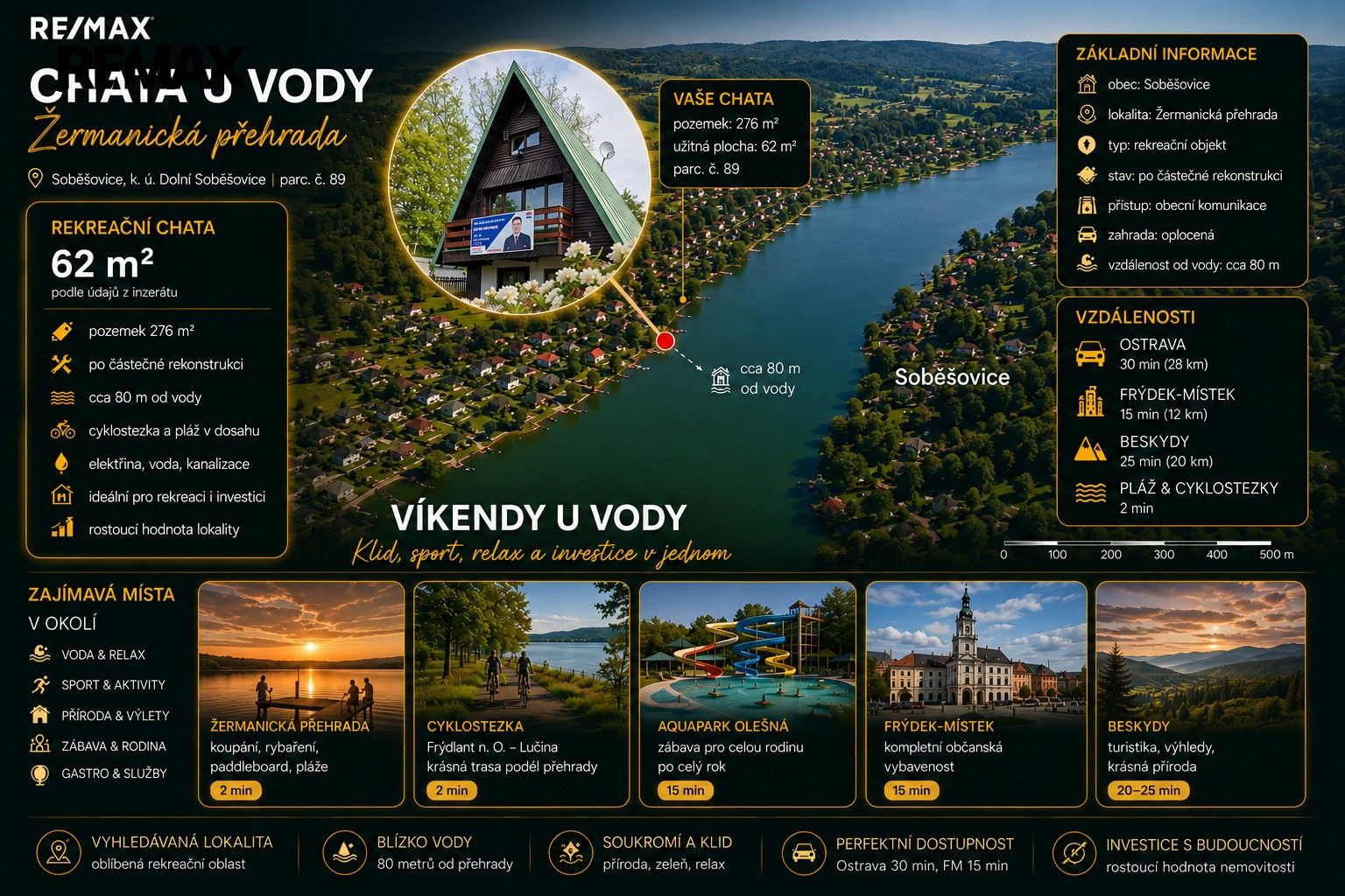 Chaty, Soběšovice, 62 m² - 2