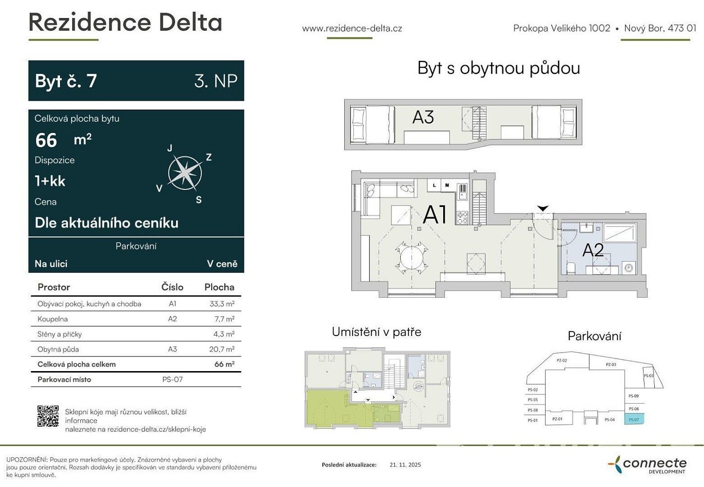 Byt 1+kk · 45 m² · Nový Bor, okres Česká Lípa, Liberecký kraj - 3
