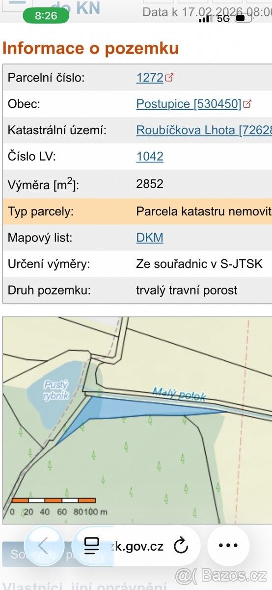 Pozemky pro bydlení, Postupice, 257 01