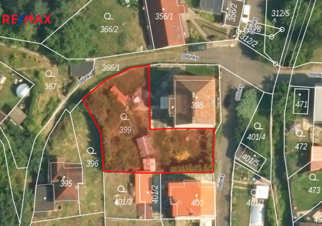 Pozemky pro bydlení, Olšinky, Ústí nad Labem, 539 m²