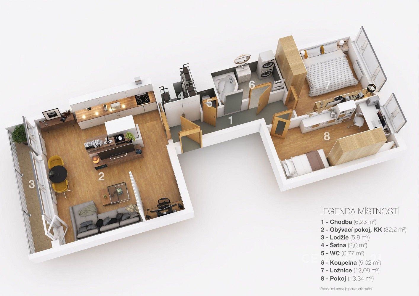 3+kk, Praha - Řepy, okres Praha 17, Hlavní město Praha, 72 m² - 1