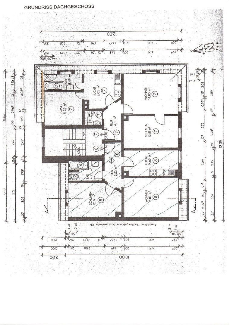 3+1, Schützenstr. 23 Augsburg Innenstadt Bayern 86153, 55 m² - 1