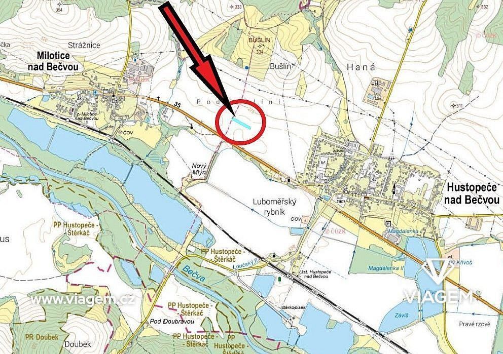 Zemědělský pozemek · Hustopeče nad Bečvou, okres Přerov, Olomoucký kraj - 3