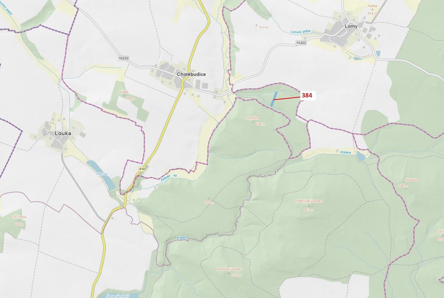 Les, 4 302 m²