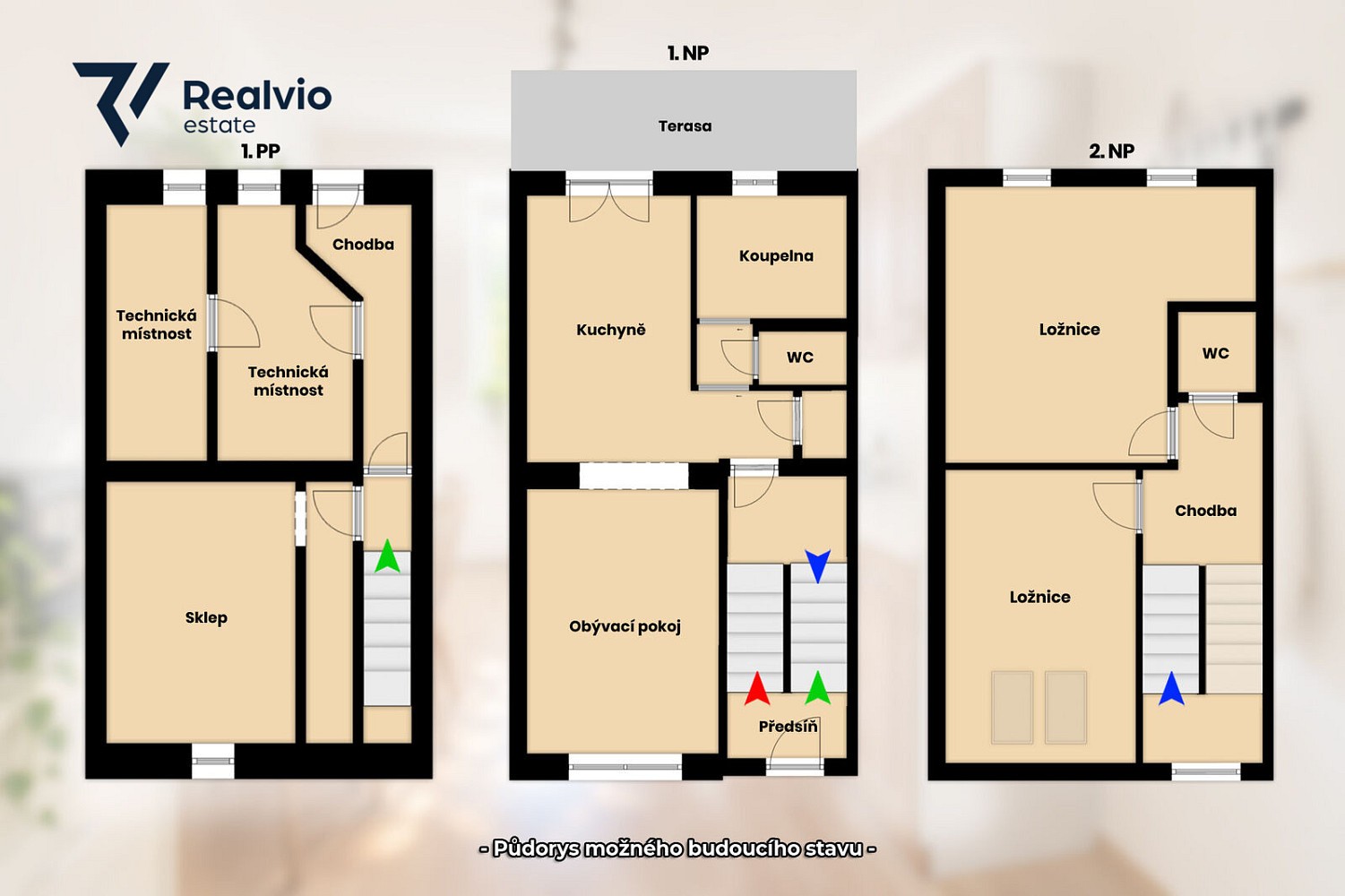 Prodej rodinný dům - Obřanská, Brno - Maloměřice, 143 m² - 2